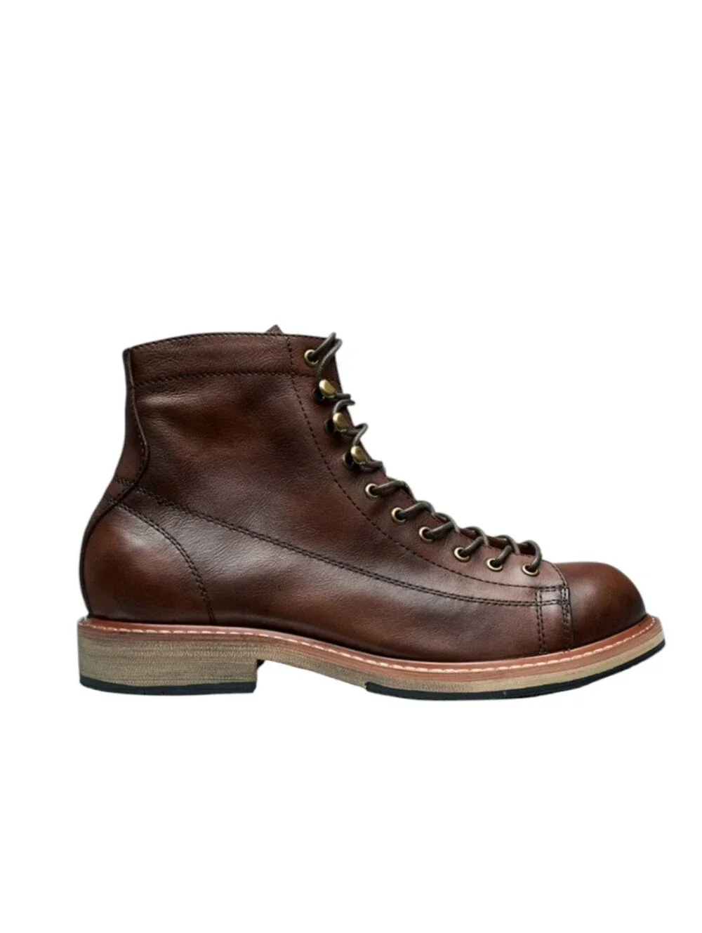 New Triboots Crest Of The Nightfall Handmade Quality Leather Lace Up Bootsbsz 10